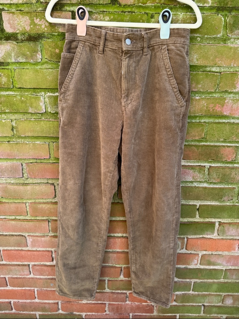 Zara Men's Brown Corduroy Trousers